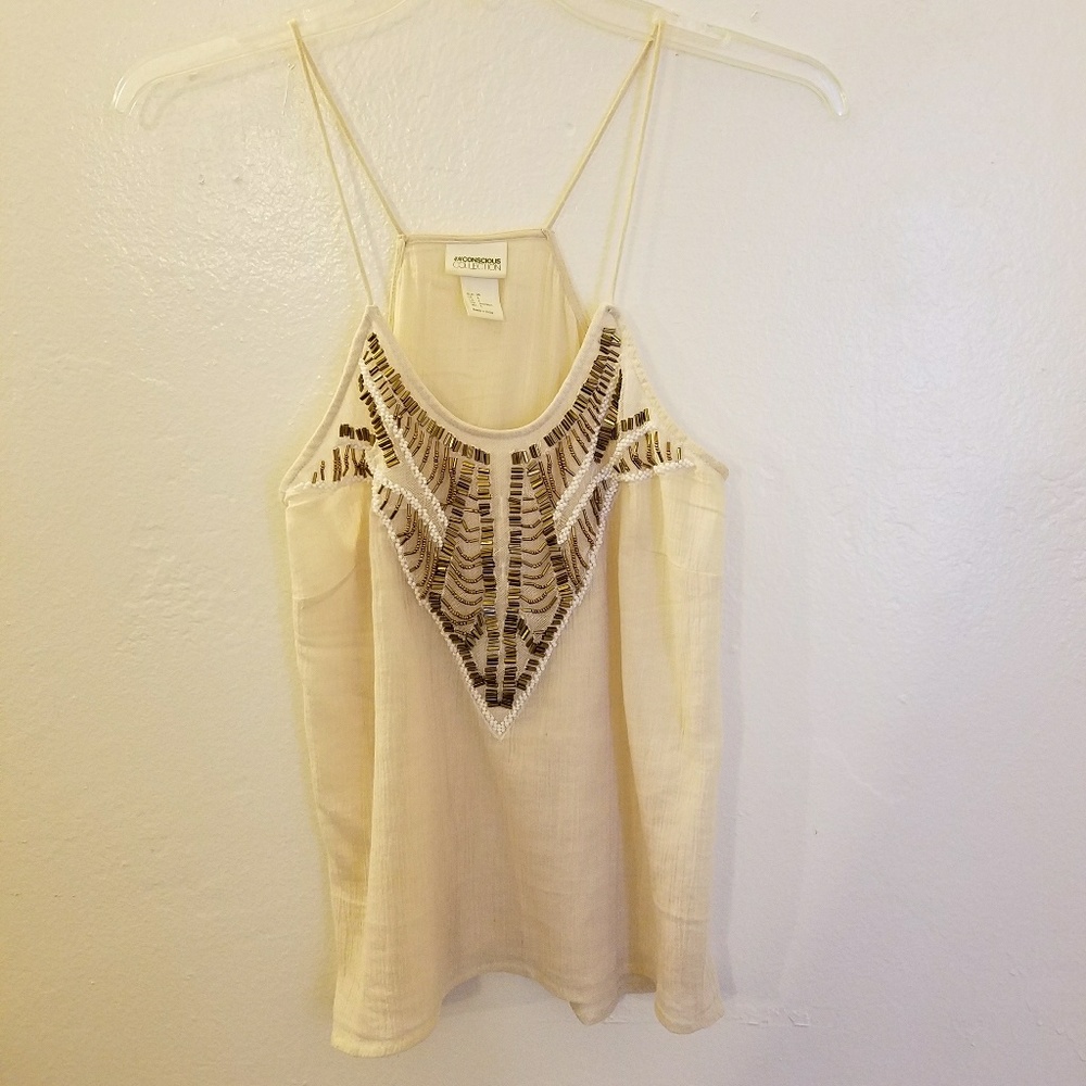 H&M cream tanktop